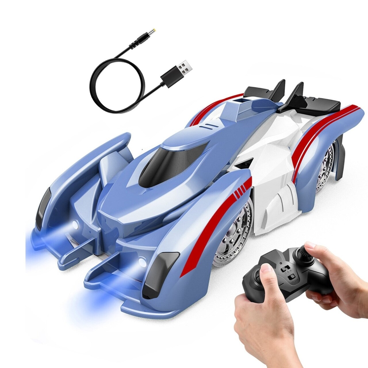 Electric Wall Climbing Car Toy 360 Degree Rotating Shunt Car Remote Control Dual Mode Rc Car Rechargeable Toy Car With